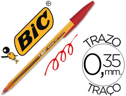 Caneta Bic Cristal Ponta Fina Vermelho