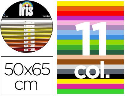 Cartolina Guarro 50X65 Contem B 25 Folhas X 11 Cores