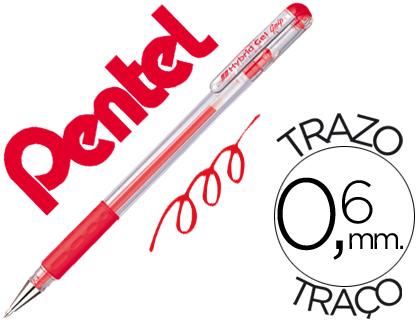 Roller Pentel K116 Gel Grip Vermelho