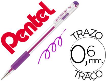 Roller Pentel K116 Gel Grip Violeta