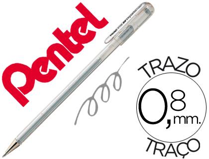 Roller Pentel K118 Prata