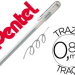 Roller Pentel K118 Prata
