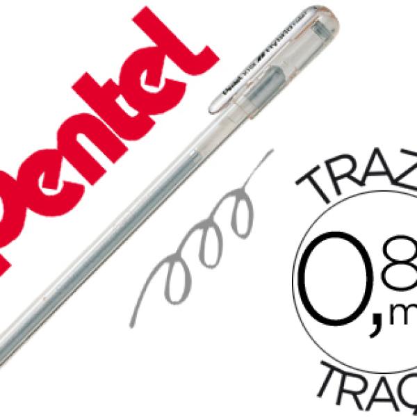 Roller Pentel K118 Prata