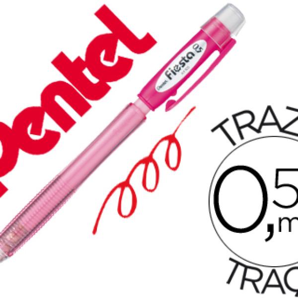 Lapiseira Pentel Ax105 Fiesta 0,5 mm Vermelho