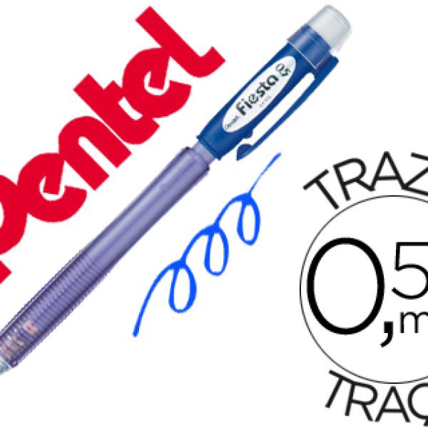 Lapiseira Pentel Ax105 Fiesta 0,5 mm Azul