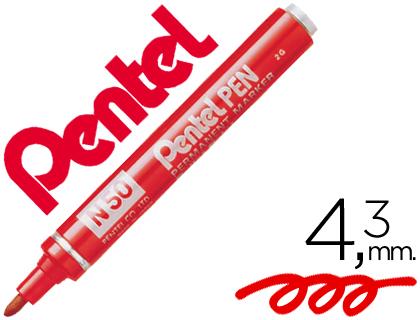 Marcador Pentel N50 Permanente Vermelho