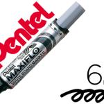 Marcador Pentel Mwl5M Quadro Br Maxiflo Preto