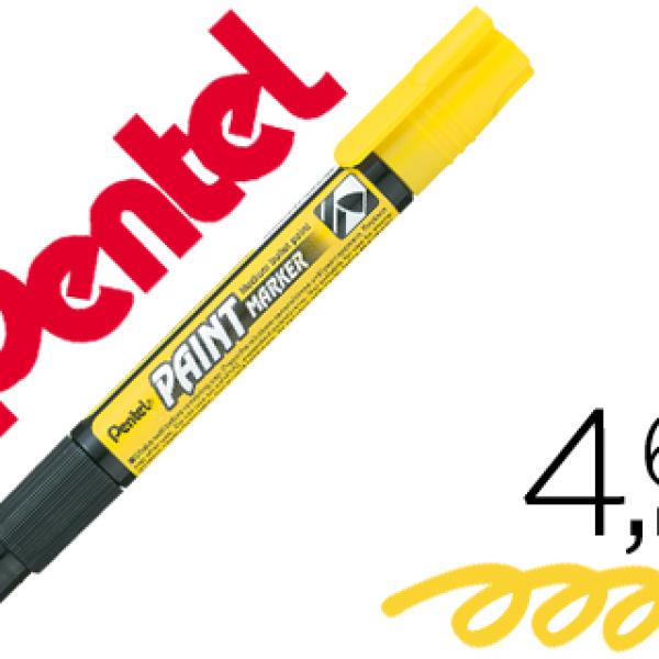 Marcador Pentel mmp20 Paint Vidro e Plastico Amarelo