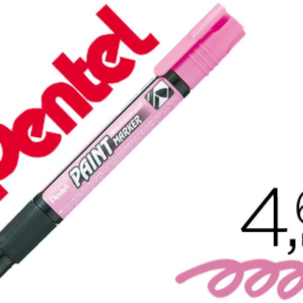 Marcador Pentel mmp20 Paint Vidro e Plastico Rosa