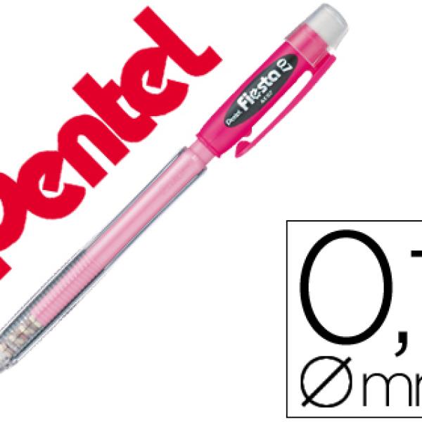 Lapiseira Pentel Ax107 Fiesta 0,7mm Vermelho