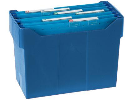 Suporte de Secretaria Archivo 2000 p/ Capas Arquivo Suspenso Azul p/A4. Capacidade 20 Capas