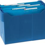 Suporte de Secretaria Archivo 2000 p/ Capas Arquivo Suspenso Azul p/A4. Capacidade 20 Capas