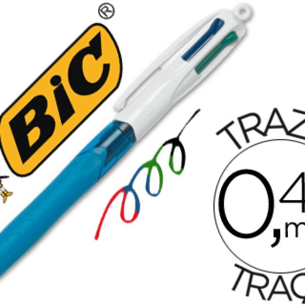 Caneta Bic Quatro Cores Fashion Mini