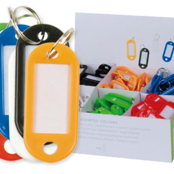 Chaveiro Q - Connect Porta - Etiquetas Cores Sortidas (100 Unidades)