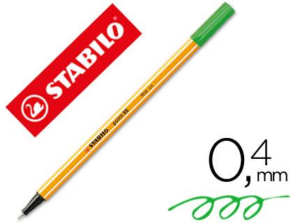 Marcador Stabilo Ponta de Fibra Point 88 Verde Pino 0,4 mm