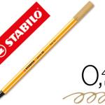 Marcador Stabilo Ponta de Fibra Point 88 Ocre Escuro 0,4 mm