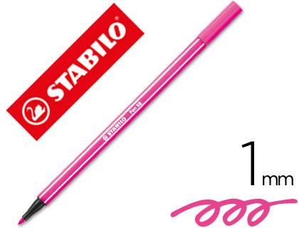 Marcador Stabilo Aguarelavel Pen 68 Rosa 1 mm