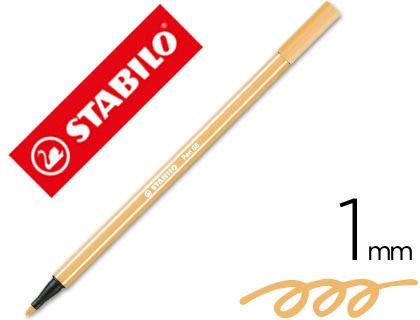 Marcador Stabilo Aguarelavel Pen 68 Ocre Escuro 1 mm