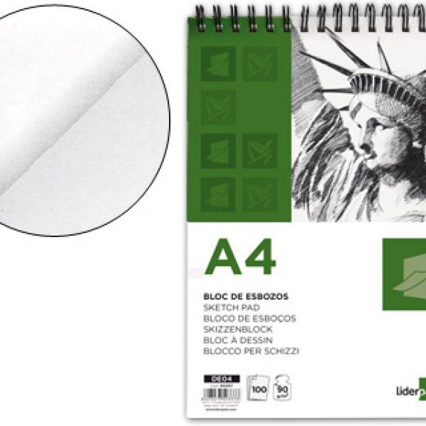 Bloco p/ Esbocos A/4 100F