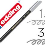 Marcador Edding Ponta Fibra 1200 Prata N. 54 - Ponta Redeonda 0,5 mm