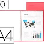 Capa Catalogo 10 Bolsas Polipropileno Din A4 (Vermelho)