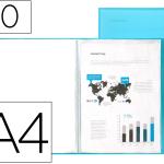 Capa Catalogo 10 Bolsas Polipropileno Din A4 (Azul)