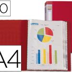 Capa Catalogo 80 Bolsas Din A4 Vermelha