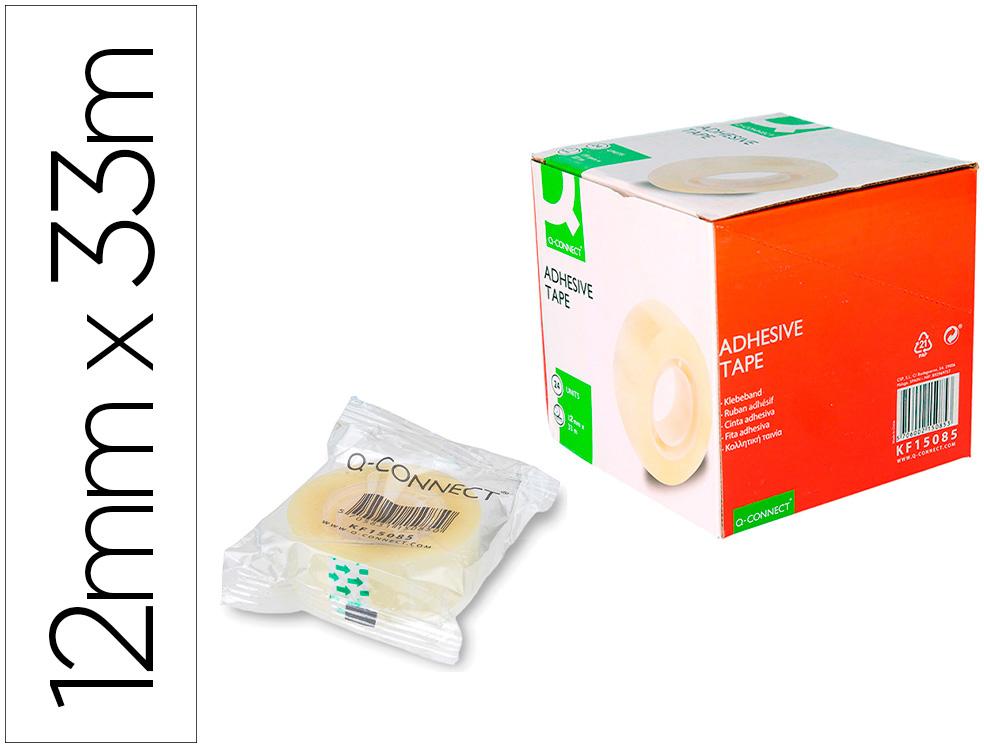 Fita Adesiva Q - Connect 33 Mt X 12 Mm Encelofanada - Q - CONNECT