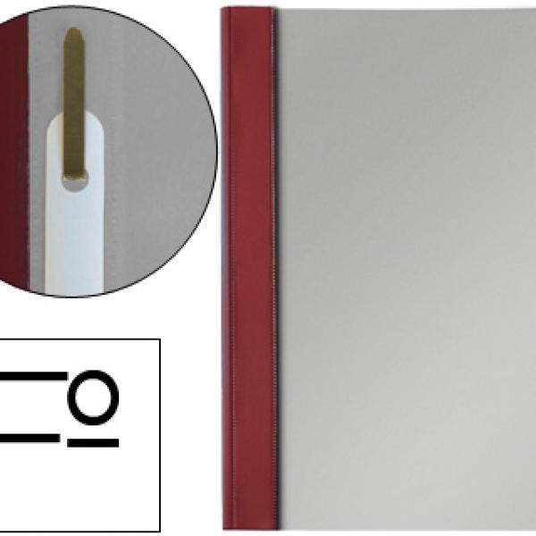 Bolsa Dossier Esselte Fastener Pvc Folio Bordeaux - ESSELTE
