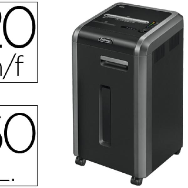 Destruidora de Documentos Fellowes 225Ci Capac. 20F Destroi Agrafos Clips Cd e Cartoes