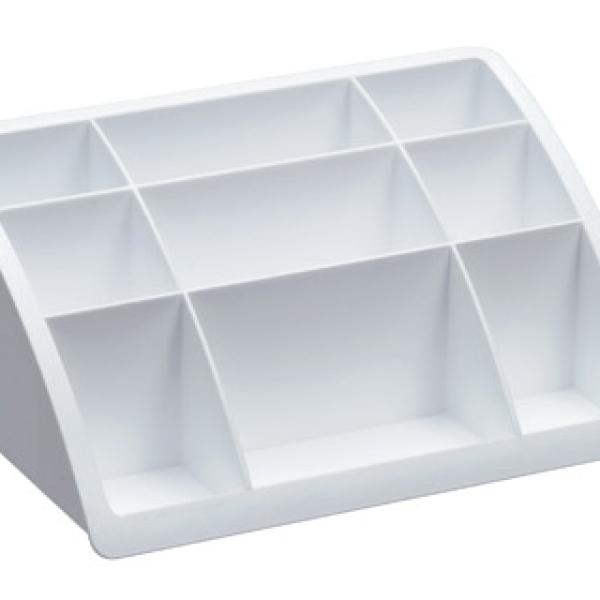 Organizador de Secretaria Offisys Plastico Timeless Branco 198X128X93 mm