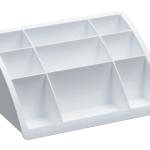 Organizador de Secretaria Offisys Plastico Timeless Branco 198X128X93 mm