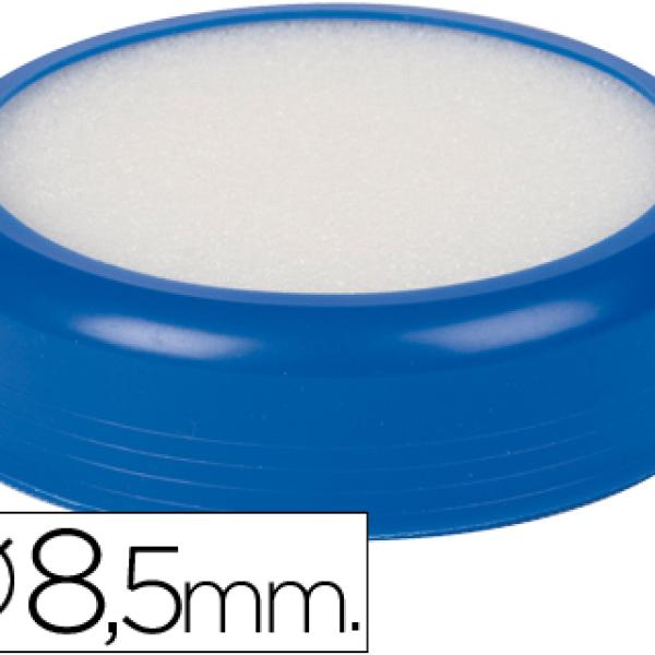 Esponjeira Q - Connect c/ Base de Borracha Azul 8,5 cm