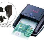 Detetor de Notas Falsas Q - Connect c/ Carregador Eletrico Porta Usb Atualizacao de Moedas
