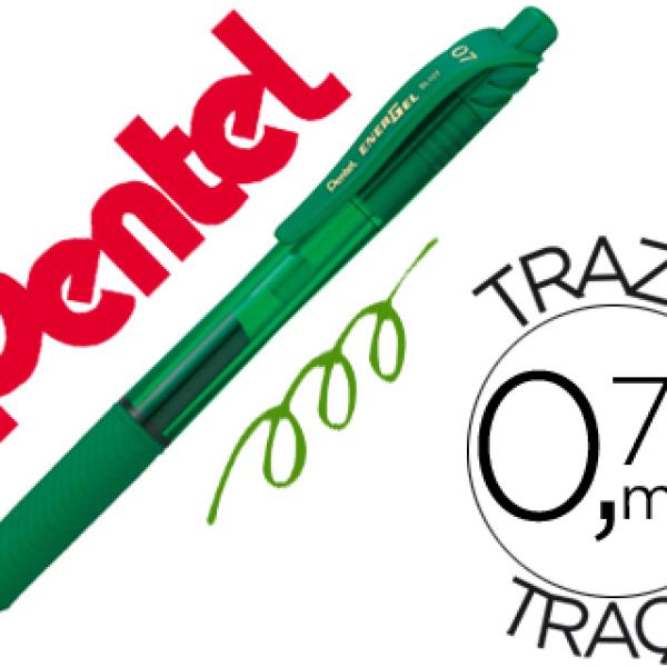 Roller Pentel Energel Bl107 0.7mm Verde