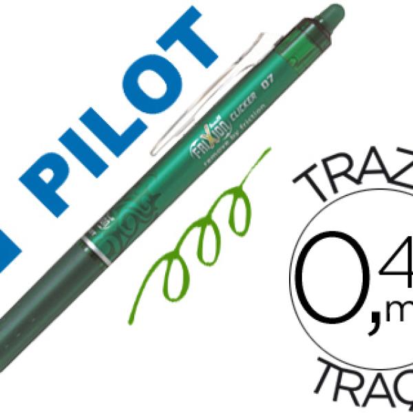 Caneta Pilot Frixion Clicker Apagavel 0,7 mm Cor Verde
