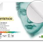 Bloco Desenho Artistico Colado Din - A2 30F 120g Liso 420X594 mm