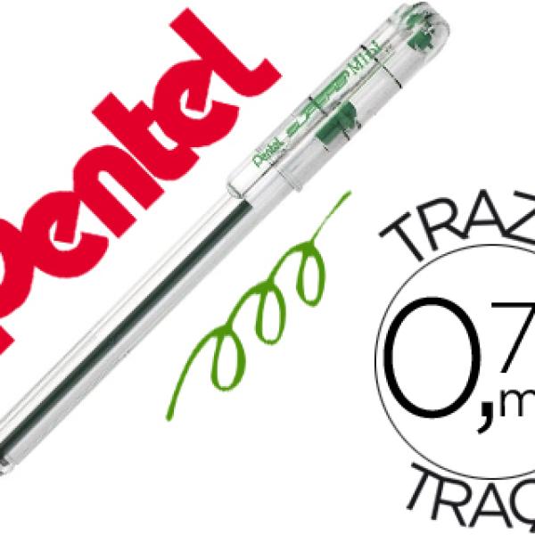 Esferografica Pentel Mini Bk77 Verde 0,7 mm