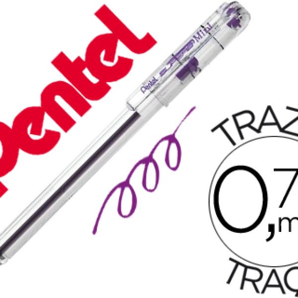 Esferografica Pentel Mini Bk77 Violeta 0,7 mm
