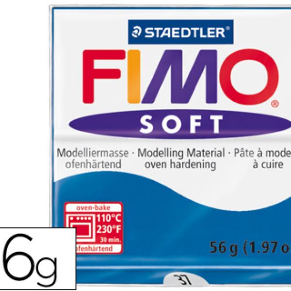 Pasta p/ Modelar Staedtler Fimo Soft 56 Gr Cor Azul