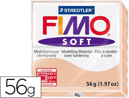 Pasta p/ Modelar Staedtler Fimo Soft 56 Gr Cor Carne