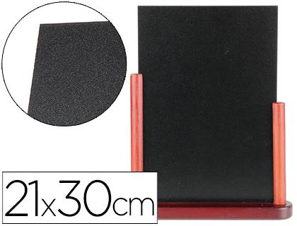 Quadro Preto Dupla Face de Madeira c/ Superficie p/ Marcadores Tipo Giz 21X30cm