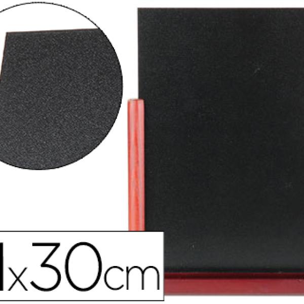 Quadro Preto Dupla Face de Madeira c/ Superficie p/ Marcadores Tipo Giz 21X30cm