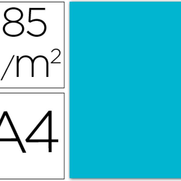 Cartolina Guarro A4 Azul Turquesa 185 Gr (50 Folhas)