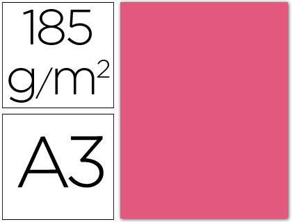 Cartolina Guarro A3 Fucsia 185 Gr (50 Folhas)