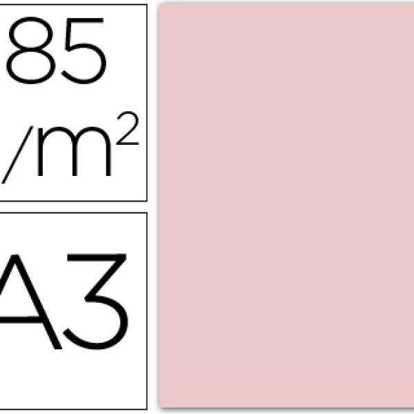 Cartolina Guarro A3 Rosa 185 Gr (50 Folhas)