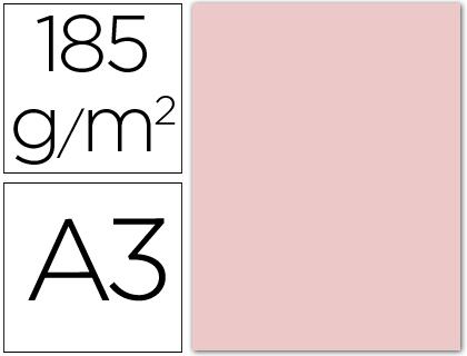 Cartolina Guarro A3 Rosa 185 Gr (50 Folhas)
