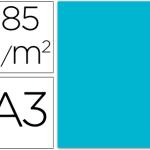 Cartolina Guarro A3 Azul Turquesa 185 Gr (50 Folhas)