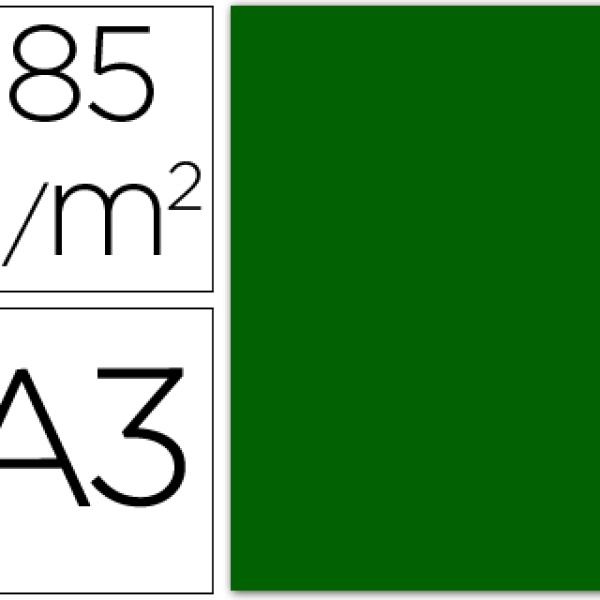 Cartolina Guarro A3 Verde Bilhar 185 Gr (50 Folhas)