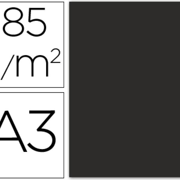 Cartolina Guarro A3 Preto 185 Gr (50 Folhas)